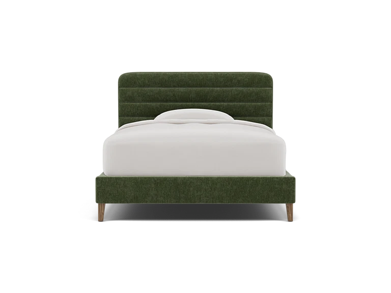Classic 50" Moss Upholstered Bed
